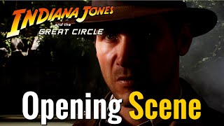 Indiana Jones and the Great Circle  Full Opening Scene  first level gameplay and cinematics [upl. by Deering]