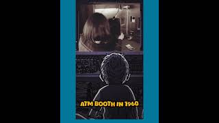 Atm booth in 1960 atmbooth usa uk nytimes doller usdt money history [upl. by Nosille95]