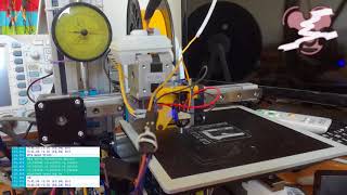 Marlin and Cetus 3D printer  BLTouch test [upl. by Raskin176]