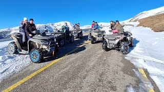 ❌ATV❌  Winter Ride  The Highest Road From Romania 2145m Rânca Transalpina 4k🌡️🏔️ [upl. by Swart]