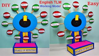 english tlm working model on degrees of adjectives  simple and easy steps  diy  howtofunda [upl. by Hnim]