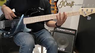 JCraft PB1 5String Bass Sound Check [upl. by Asecnarf402]