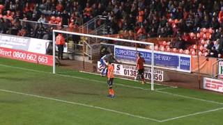 Cillian Sheridan Second Goal Dundee United 33 Kilmarnock 16112012 [upl. by Leonor948]