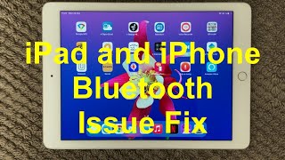 iPad And iPhone Bluetooth Problem And Fix How To Fix Bluetooth Connection Issue on iPhone or iPad [upl. by Allare]