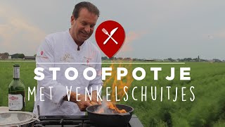 Venkel recept Stoofpotje van Bressekip met venkelschuitjes [upl. by Yoreel]