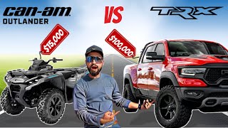 Ram TRX vs Fast ATV  The Ultimate Drag Race Showdown [upl. by Trab]