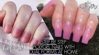 DIY POLYGEL NAILS AT HOME  The Beauty Vault [upl. by Naols]