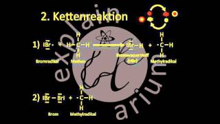 Organische Chemie 15 Die radikalische Substitutionsreaktion [upl. by Ahsinhoj]