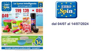 Volantino EuroSpin IT dal 4 al 14 luglio 2024 [upl. by Mikey]