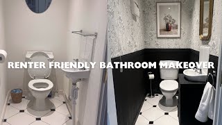 Renter Friendly Bathroom Makeover [upl. by Llewoh480]