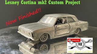 Custom Lesney Ford Cortina Mk2 Project [upl. by Barker]