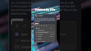 Postcode File shorts [upl. by Booze]