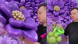 How to make Balloon Flower  DIY Balloon Flower [upl. by Ggerc]