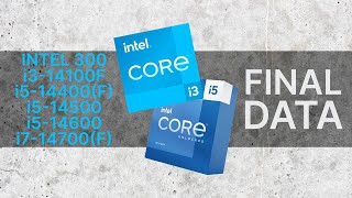 Intel 300 Core i31410014000F i51440014400F1450014600 i714700  final data  specifications [upl. by Enom]