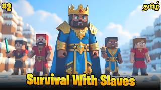 Minecraft New Survival With Slaves 😍  Minecraft With God 😱  Episode 2  Tamil  George Gaming [upl. by Forrer931]