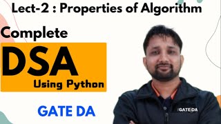 Introduction to Algorithms  Lecture 2  DSA Complete Course  GATE DA  Puneet Kansal [upl. by Hendel762]