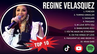 Regine Velasquez Greatest Hits  OPM Music  Top 10 Hits of All Time [upl. by Noevart132]