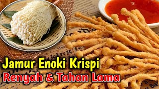 Resep JAMUR ENOKI KRISPI RENYAH  Crispy Enoki Mushroom Recipe Is Delicious Crunchy amp Easy To Make [upl. by Hanforrd]