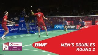 MD  BOEMOGENSEN DEN 3 vs MAASTABELING NED  BWF 2018 [upl. by Kirbie]