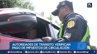 Policía de Tránsito inicia operativos para verificar pago de impuesto de circulación 2024 [upl. by Petta]