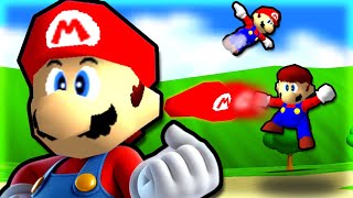 MARIO 64 pero con los movimientos de SUPER MARIO ODYSSEY [upl. by Selinda399]