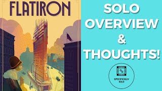 Flatiron Board Game  Solo Review [upl. by Durst]