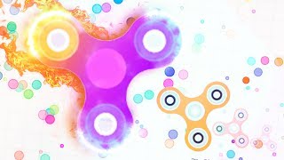 Spinzio  FASTEST FIDGET SPINNER 21999 RPM  NEW AGARIO [upl. by Ordisy]