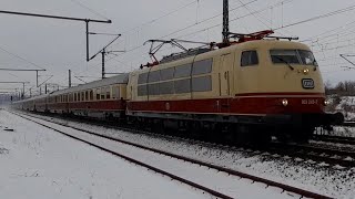 BR 103 mit Sonderzug in Neudietendorf [upl. by Aynotel]