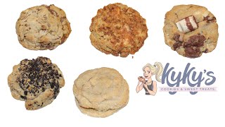 KyKy’s Cookies S’mores Everything Oatmeal Luscious Lemon Sammy Kinderella Kookies n’ Kreme [upl. by Barbette]