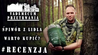 Śpiwór CRIVIT z Lidla za 79zł  warto 🤔 🌲🏕️ [upl. by Boyse759]