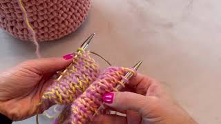 Sticka ihop axelsömmar how to knit shoulder seams together [upl. by Dunstan]