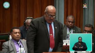 Minister for iTaukei Affairs informs parliament on TLTB Consultation on Crown Grants amp Native Grants [upl. by Norag]