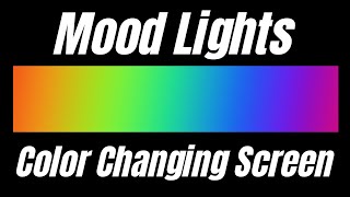 Color Changing Led Lights  Relaxing Mood [upl. by Eerb793]