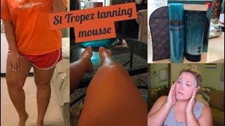 TESTER ST TROPEZ EXPRESS TANNING MOUSSE  Taren Denise [upl. by Azarria]