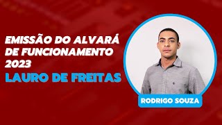 Emissão do Alvará de Funcionamento 2023 em Lauro de Freitas [upl. by Coltson809]