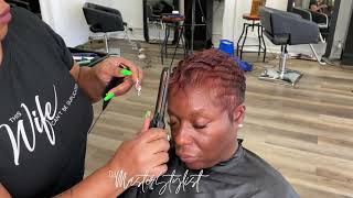 The best flat iron for pixie cuts  Mane Life Collection [upl. by Gray625]