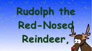 Rudolph the Red Nosed Reindeer with Lyrics [upl. by Anivol151]