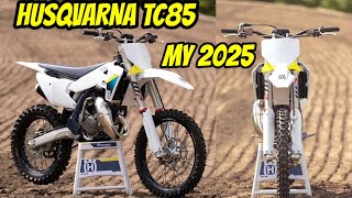 All New 2025 Husqvarna TC85 Detail Looks [upl. by Yenobe]