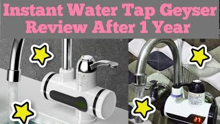 Review of Instant Water Tap Geyser Heater  Instant Electric Water Heater  Home Kitchen Bathroom [upl. by Wallache]