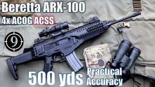 Beretta ARX100 ARX160  TA31 ACOG ACSS Aurora to 500yds Practical Accuracy [upl. by Gnuh]