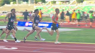 Men’s 1500m Semifinal Heat 1 2024 US Olympic Trials Cole Hocker 337 Liam Murphy Teare [upl. by Eonak]