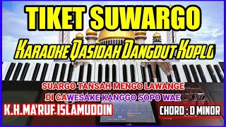 TIKET SUWARGOKaraoke Qasidah Versi Dangdut Koplo Cover Korg Pa 700 [upl. by Llennaj]