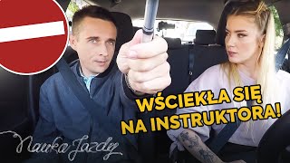 Kursantka wściekła się na instruktora Nauka jazdy [upl. by Lat]