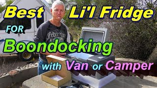 Best Lil Fridge for Boondocking in Van or Camper Alpicool C20 [upl. by Solohcin729]