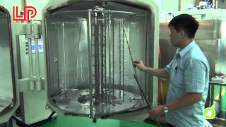 Vacuum coater LP1300BSD Decorative coating demostration [upl. by Sandye]