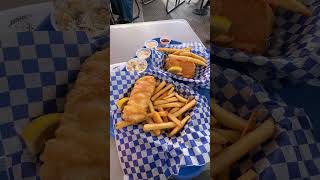 🇨🇦 Wild Salmon amp Cod 29 CAD  Barbs Fish amp Chips [upl. by Treborsemaj]