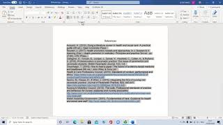 How to format your APA 7th ed reference list default [upl. by Hayimas]