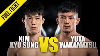 Yuya Wakamatsu vs Kim Kyu Sung  ONE Championship Full Fight [upl. by Adelbert393]