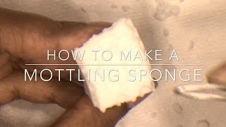 How to Pattern a Sponge for Mottling Reborn Dolls [upl. by Adelbert]