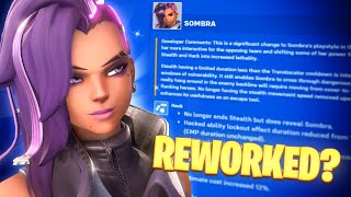 PLAYING SOMBRAS NEW REWORK  Overwatch [upl. by Heisser806]